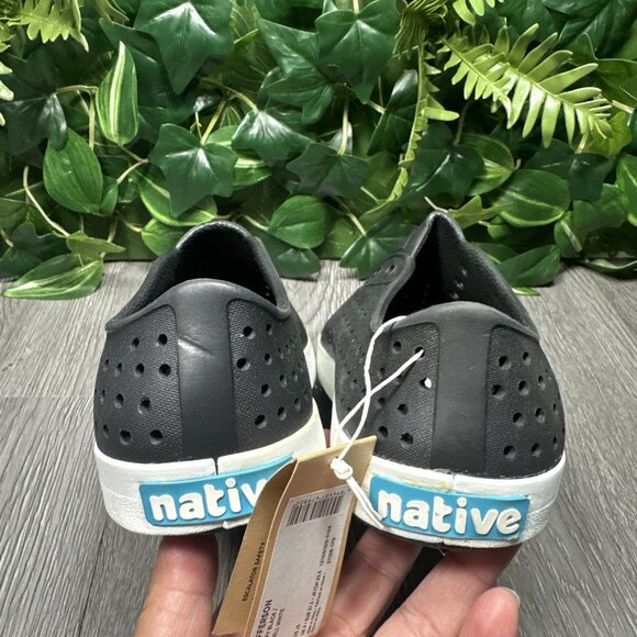 Native Jefferson Black Shell White Slip-On Water Shoes Men 5 Women 7 main image 5